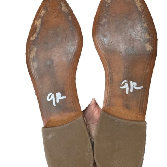 Sam Edelman Cream Elva Slip On Woven Mule Flats - Picture 9 of 9